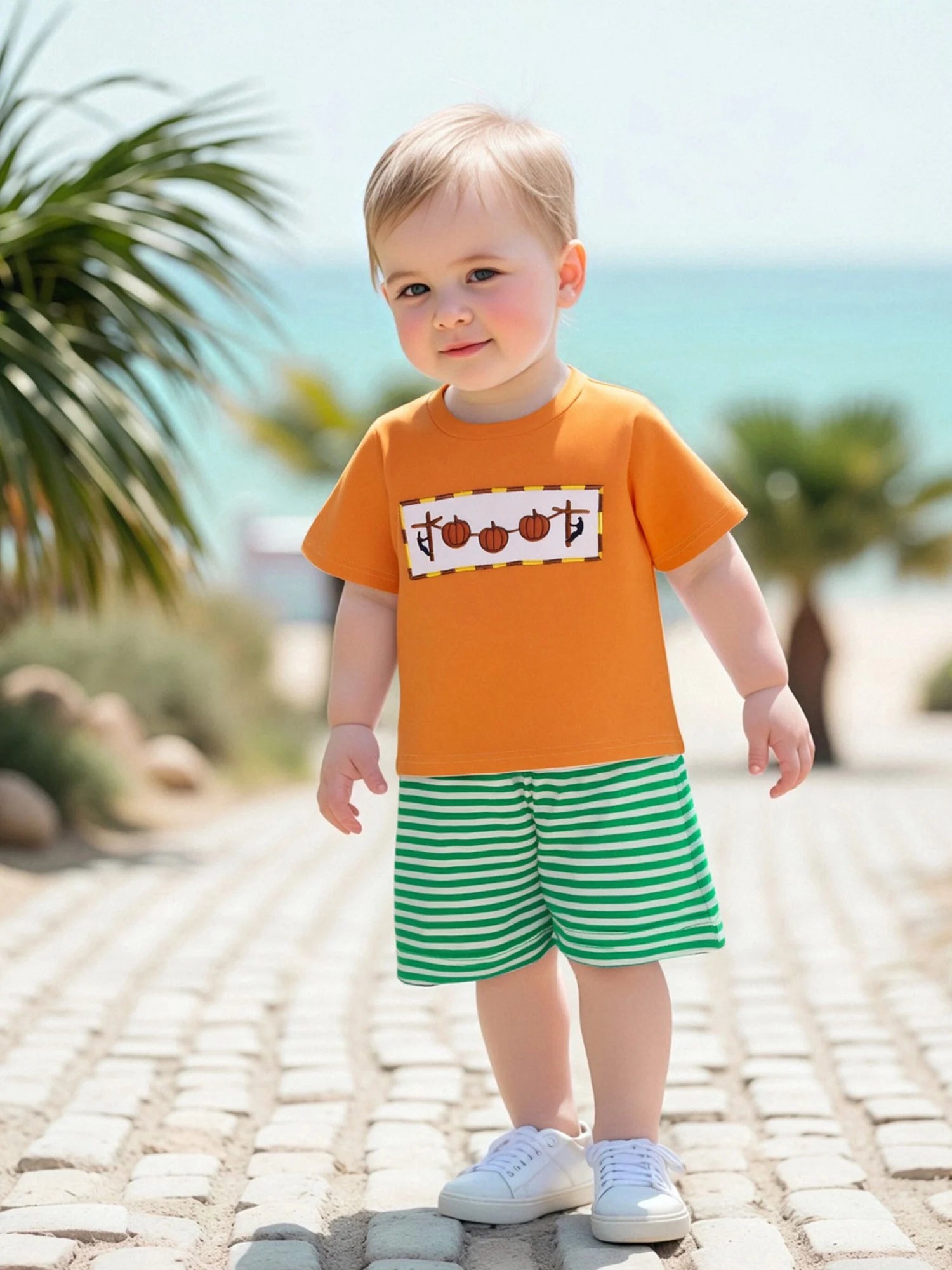 Baby Boys Pumpkin Set
